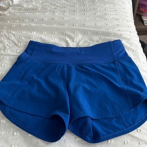 Lululemon shorts,size 2,Symphony Blue, 4”